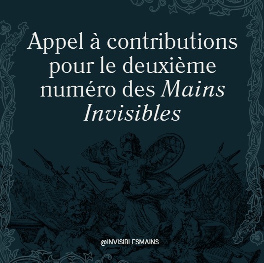 Appel à communications Les Mains invisibles n°2