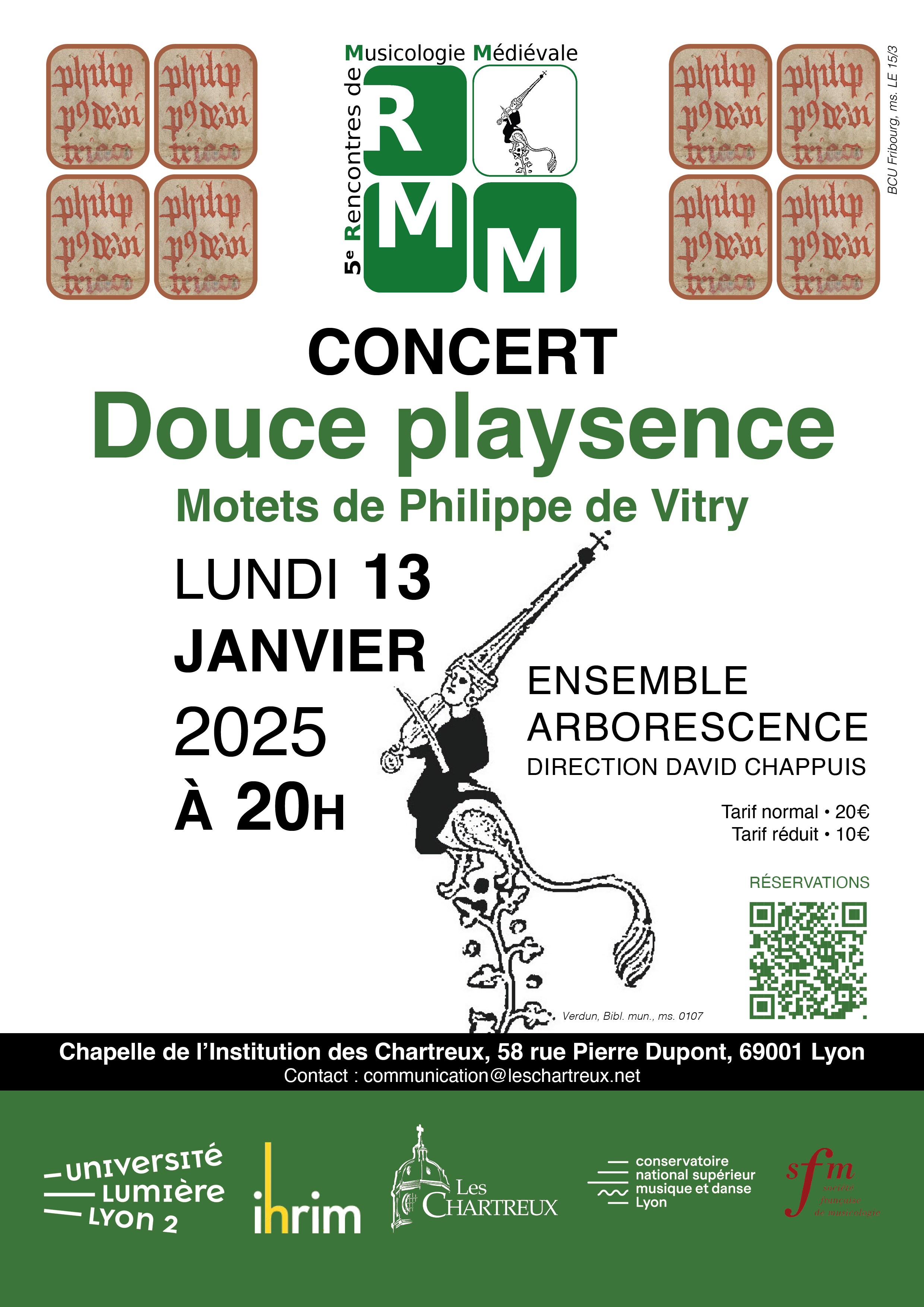 Concert Douce playsence - Motets de Philippe de Vitry