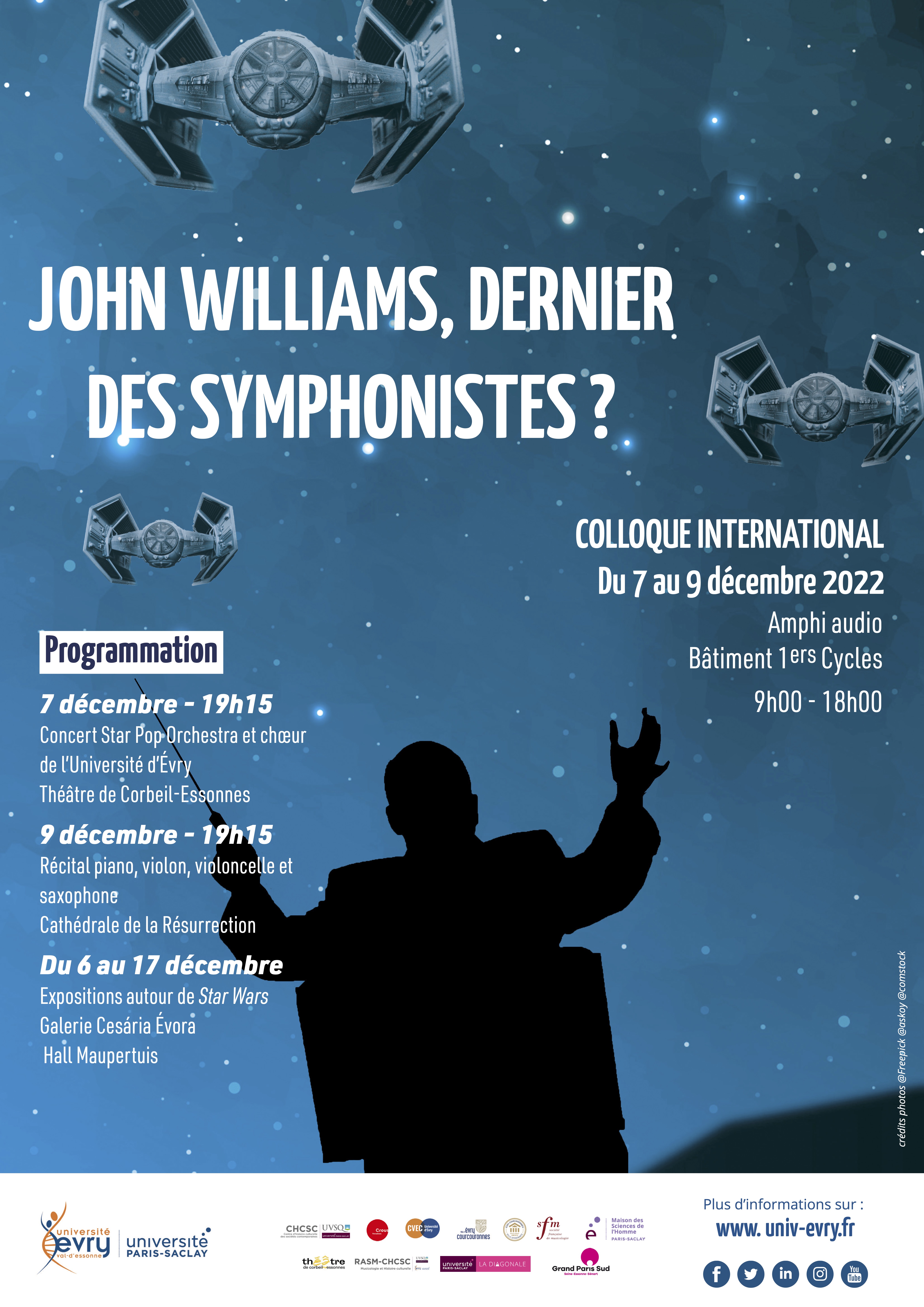 Programme Colloque international John Williams, dernier des symphonistes ? 