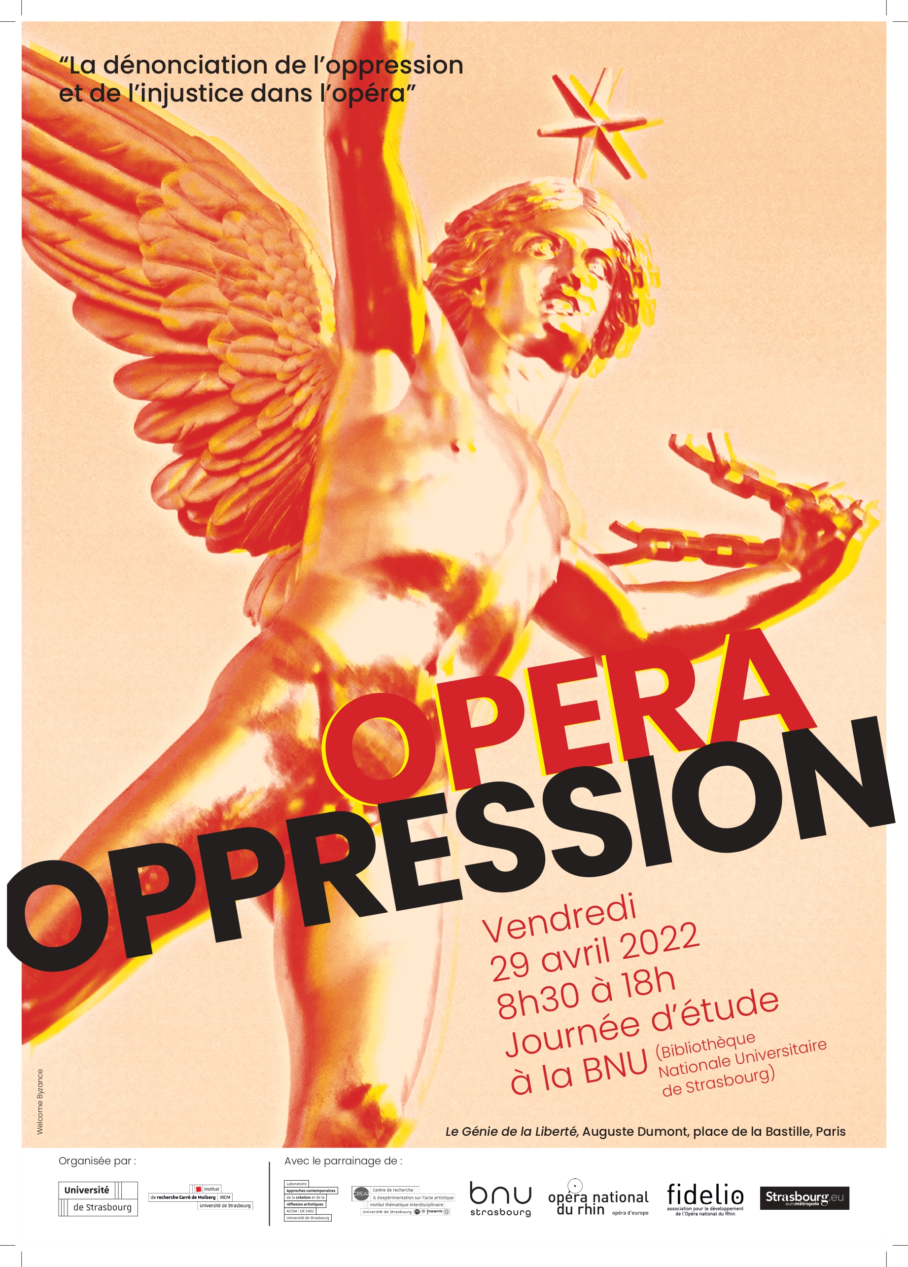 Journée d'étude « La dénonciation de l’oppression et de l’injustice à l’Opéra »
