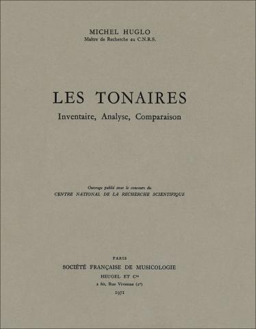 Michel  Huglo, Les Tonaires : inventaire, analyse, comparaison.