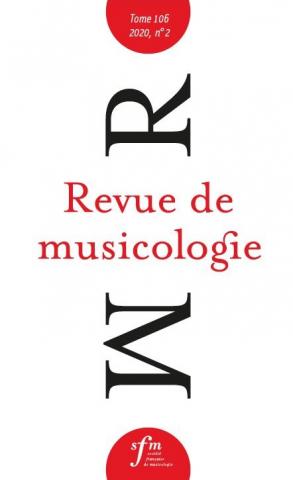 Revue de musicologie 106/2