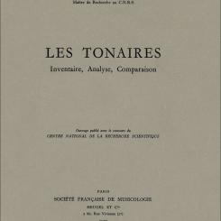 Michel  Huglo, Les Tonaires : inventaire, analyse, comparaison.