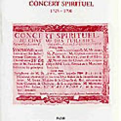 Constant Pierre, Histoire du Concert spirituel (1725-1790).