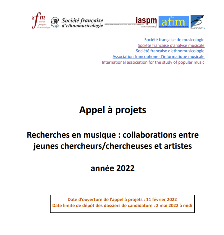 Appel à projets jeunes chercheurs/chercheuses et artistes - Plan de relance 2022