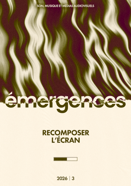 Publication numéro 3 "Recomposer l'écran" revue Émergences}
