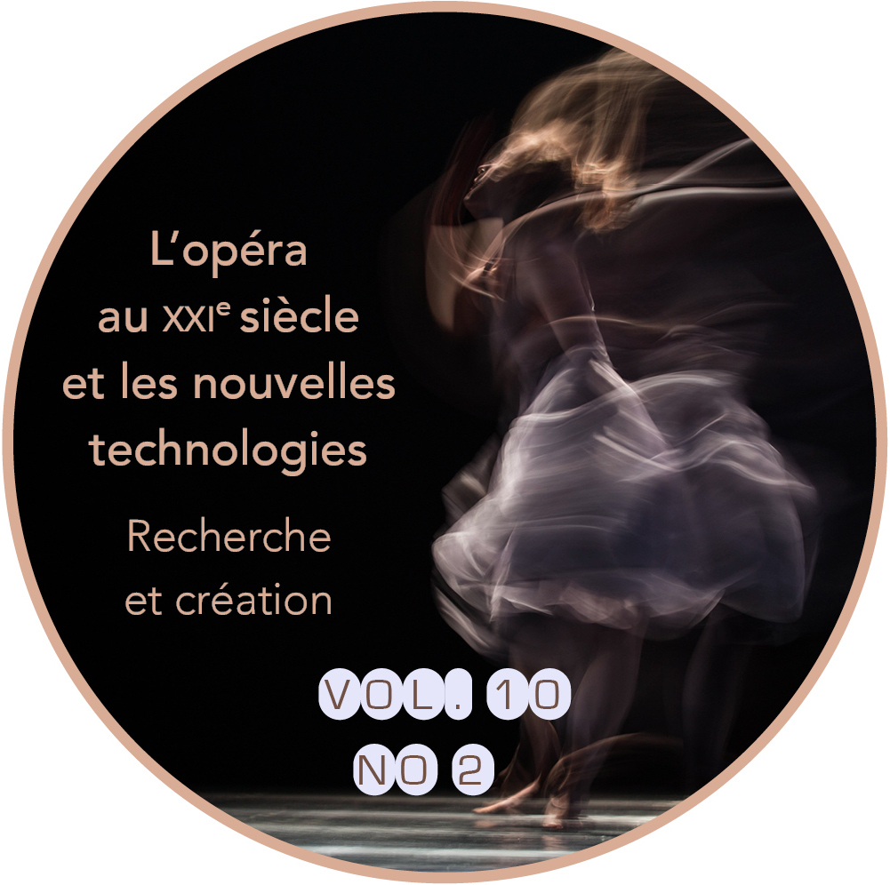 Parution : Revue musicale OICRM, vol. 10, no 2, « L’opéra au XXIe siècle et les nouvelles technologies. Recherche et création » }