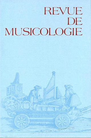 La Recherche en organologie, Les instruments de musique occidentaux, 1960-1992, dossier coordonné par Florence  Getreau